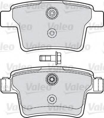 Комплект тормозных колодок, дисковый тормоз VALEO 598740