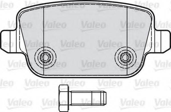VALEO 598935 Комплект тормозных колодок, дисковый тормоз