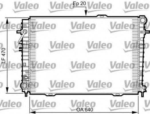 VALEO 735507 Радиатор, охлаждение двигателя