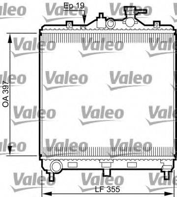 VALEO 735522 Радиатор, охлаждение двигателя