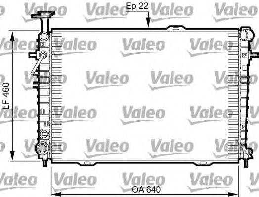 VALEO 735542 Радиатор, охлаждение двигателя