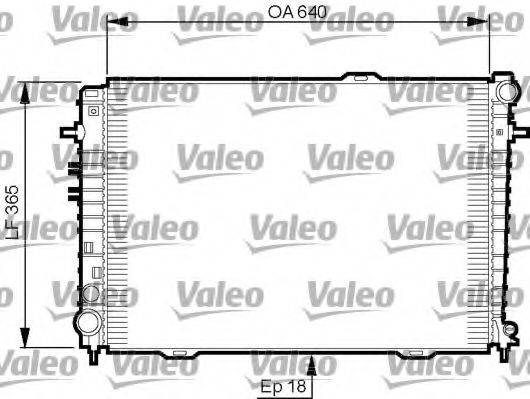 Радиатор, охлаждение двигателя VALEO 735500