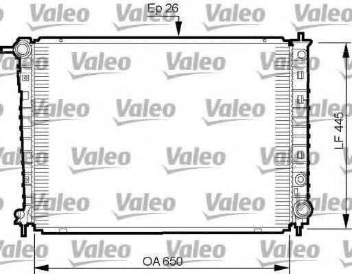 VALEO 735512 Радиатор, охлаждение двигателя