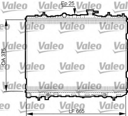 VALEO 735535 Радиатор, охлаждение двигателя