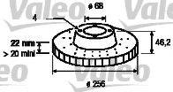 Тормозной диск VALEO 186112