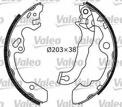 VALEO 554772 Комплект тормозных колодок