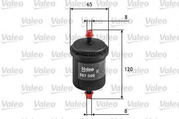 VALEO 587009 Топливный фильтр