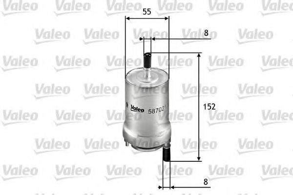 Топливный фильтр VALEO 587021