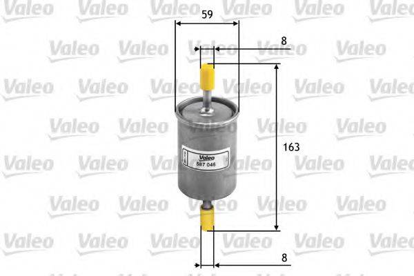 VALEO 587046 Топливный фильтр