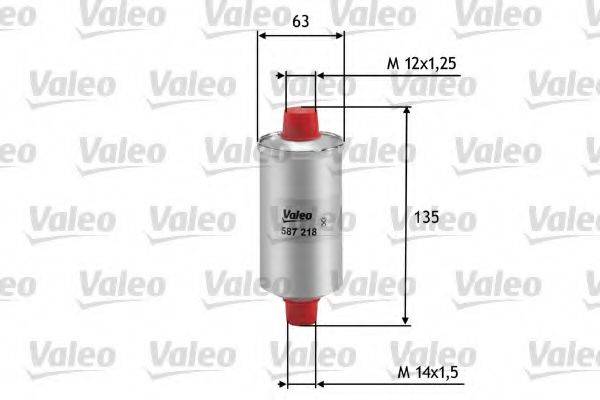 VALEO 587218 Топливный фильтр