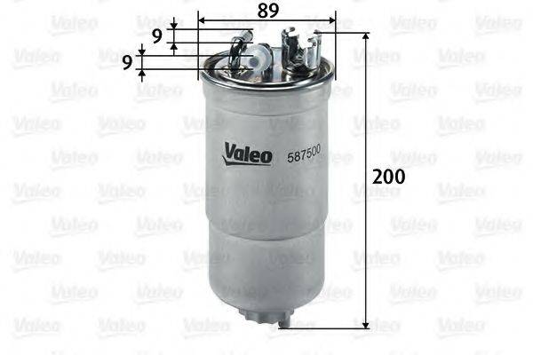 VALEO 587500 Топливный фильтр