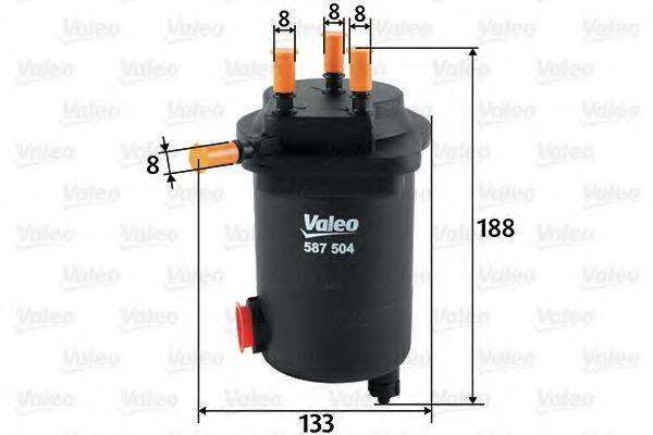 VALEO 587504 Топливный фильтр