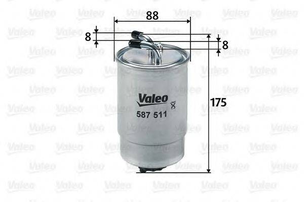 Топливный фильтр VALEO 587511