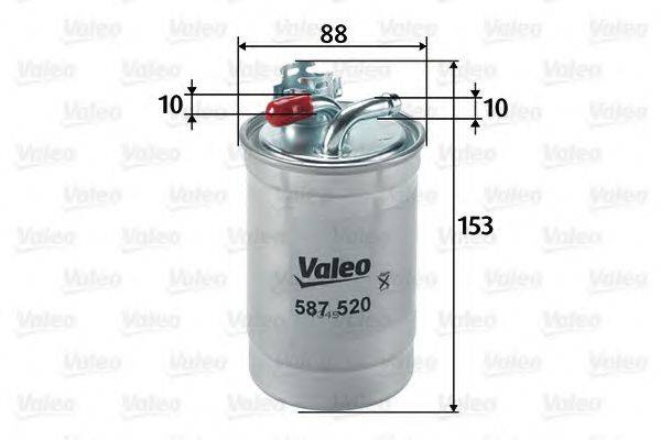 VALEO 587520 Топливный фильтр