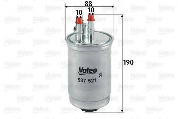 VALEO 587521 Топливный фильтр