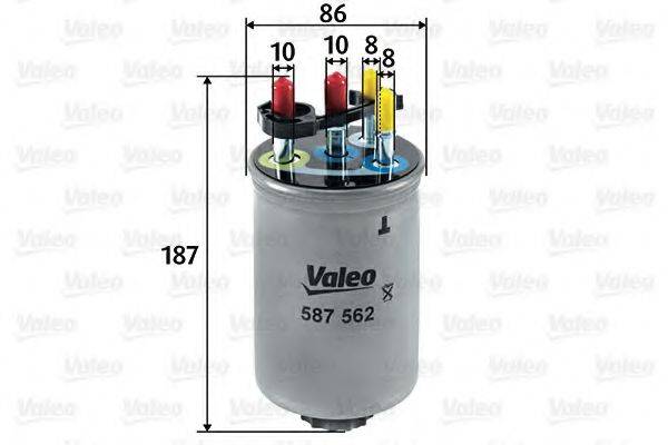 VALEO 587562 Топливный фильтр