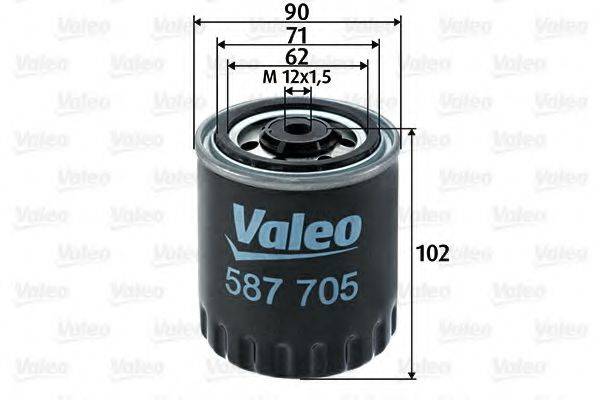 VALEO 587705 Топливный фильтр