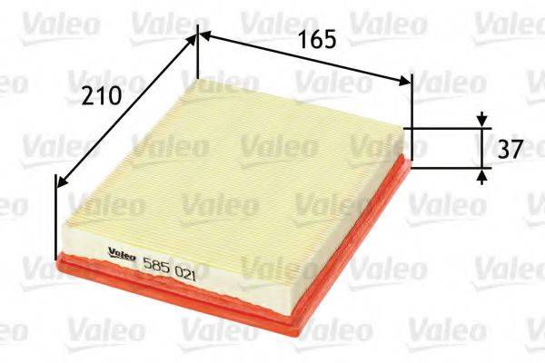 VALEO 585021 Воздушный фильтр
