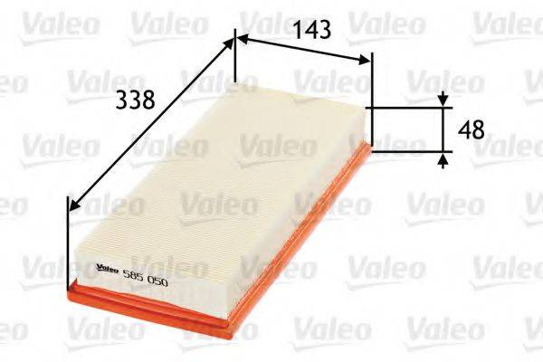 VALEO 585050 Воздушный фильтр