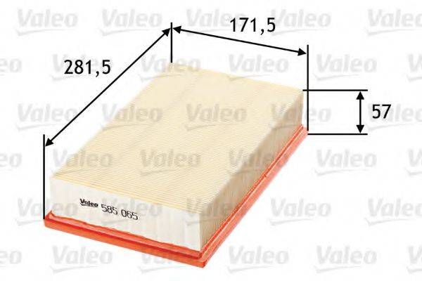 VALEO 585065 Воздушный фильтр