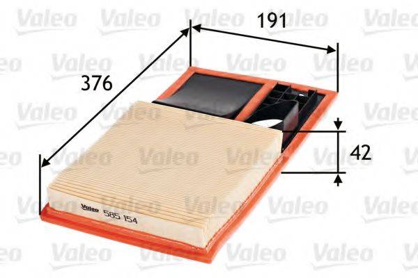 VALEO 585154 Воздушный фильтр