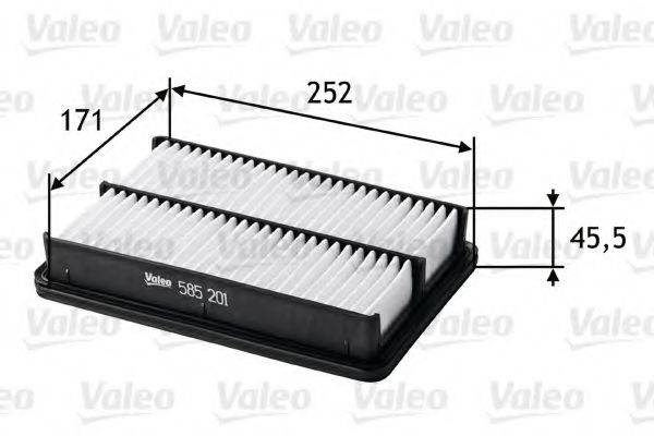 VALEO 585201 Воздушный фильтр