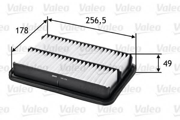 VALEO 585256 Воздушный фильтр