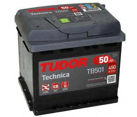 Стартерная аккумуляторная батарея; Стартерная аккумуляторная батарея TUDOR TB501