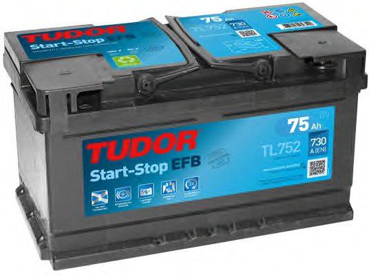 Стартерная аккумуляторная батарея; Стартерная аккумуляторная батарея TUDOR TL752