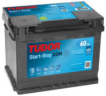 Стартерная аккумуляторная батарея; Стартерная аккумуляторная батарея TUDOR TK600