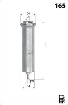 Топливный фильтр MECAFILTER ELG5461