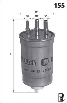 Топливный фильтр MECAFILTER ELG5336