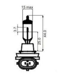 Лампа накаливания, противотуманная фара SCT GERMANY 202617