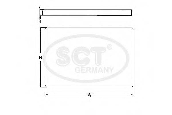SCT GERMANY SAK153 Фильтр, воздух во внутренном пространстве