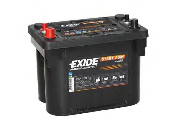 EXIDE EM1000 Стартерная аккумуляторная батарея; Стартерная аккумуляторная батарея