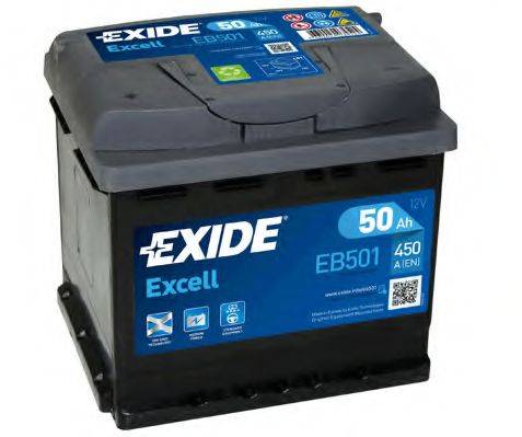 EXIDE EB501 Стартерная аккумуляторная батарея; Стартерная аккумуляторная батарея