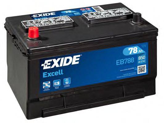 Стартерная аккумуляторная батарея; Стартерная аккумуляторная батарея EXIDE EB788