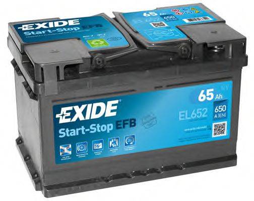 EXIDE EL652 Стартерная аккумуляторная батарея; Стартерная аккумуляторная батарея