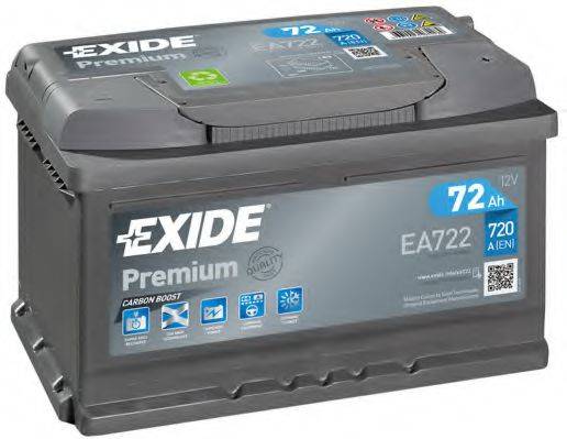 EXIDE EA722 Стартерная аккумуляторная батарея; Стартерная аккумуляторная батарея