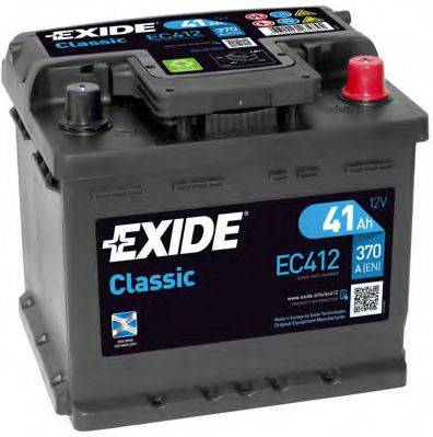EXIDE EC412 Стартерная аккумуляторная батарея; Стартерная аккумуляторная батарея