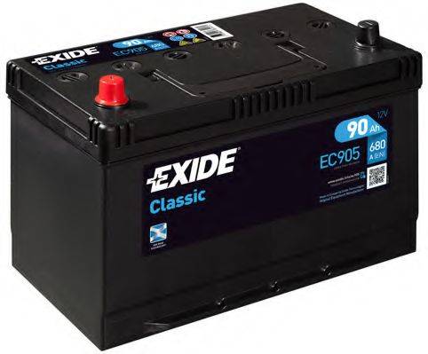 EXIDE EC905 Стартерная аккумуляторная батарея; Стартерная аккумуляторная батарея
