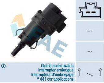 Выключатель фонаря сигнала торможения; Выключатель, привод сцепления (управление двигателем) FAE 24847
