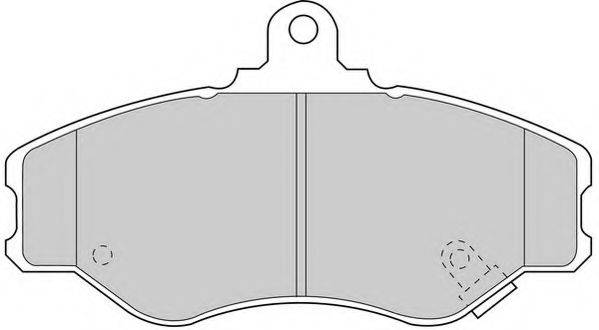 Комплект тормозных колодок, дисковый тормоз NECTO FD6697V