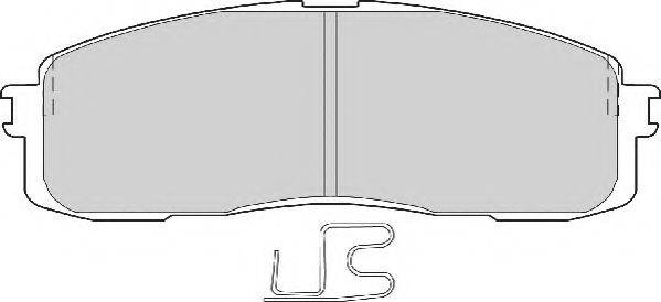 Комплект тормозных колодок, дисковый тормоз NECTO FD6559A