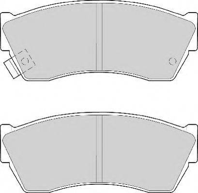 Комплект тормозных колодок, дисковый тормоз NECTO FD6560A