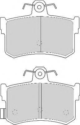 NECTO FD6594A Комплект тормозных колодок, дисковый тормоз