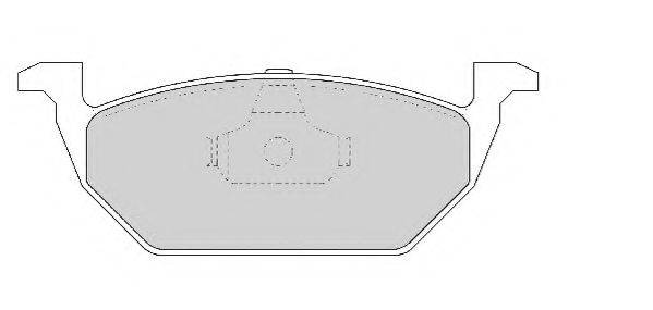 Комплект тормозных колодок, дисковый тормоз NECTO FD6754A