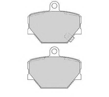 Комплект тормозных колодок, дисковый тормоз NECTO FD6774A