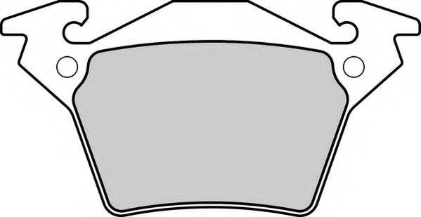 Комплект тормозных колодок, дисковый тормоз NECTO FD6783A