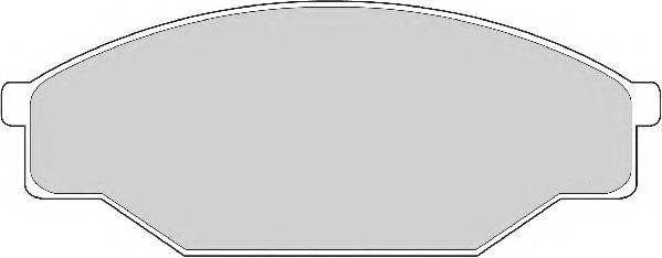NECTO FD6264A Комплект тормозных колодок, дисковый тормоз